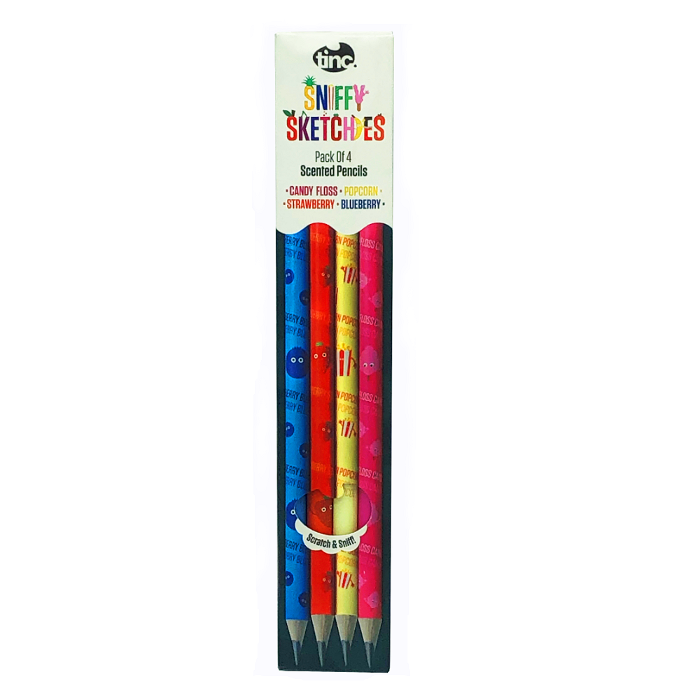 Set of 4 Scented HB Pencils – Peaberry Kids