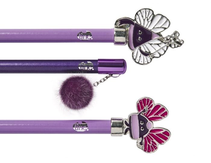 3 Topper Pencils - Purple