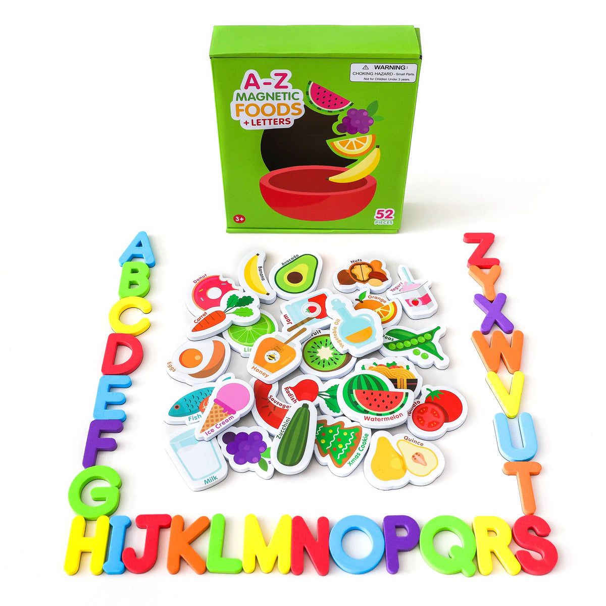 Magnetic Foods and Letters