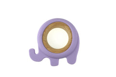 Silicone Elephant Teether-Purple