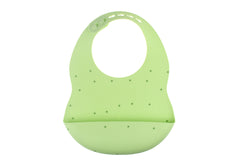 Starry Night Silicone Bib - Green