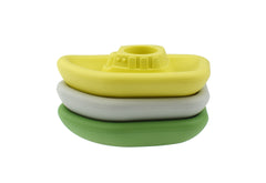 Bath Boats 3 Piece Silicone Set (Grey/Green)