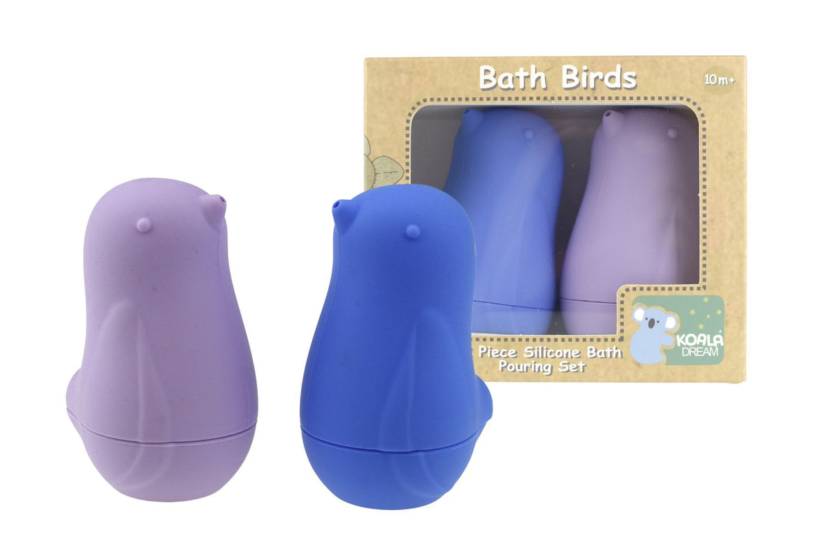 Bath Birds 2 Piece Silicone Pouring Set (Purple)