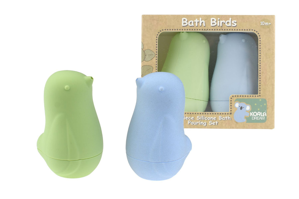 Bath Birds 2 Piece Silicone Pouring Set (Green)