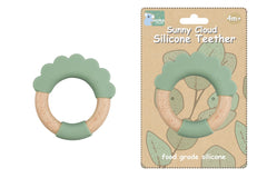 Silicone Teether Cloud Green