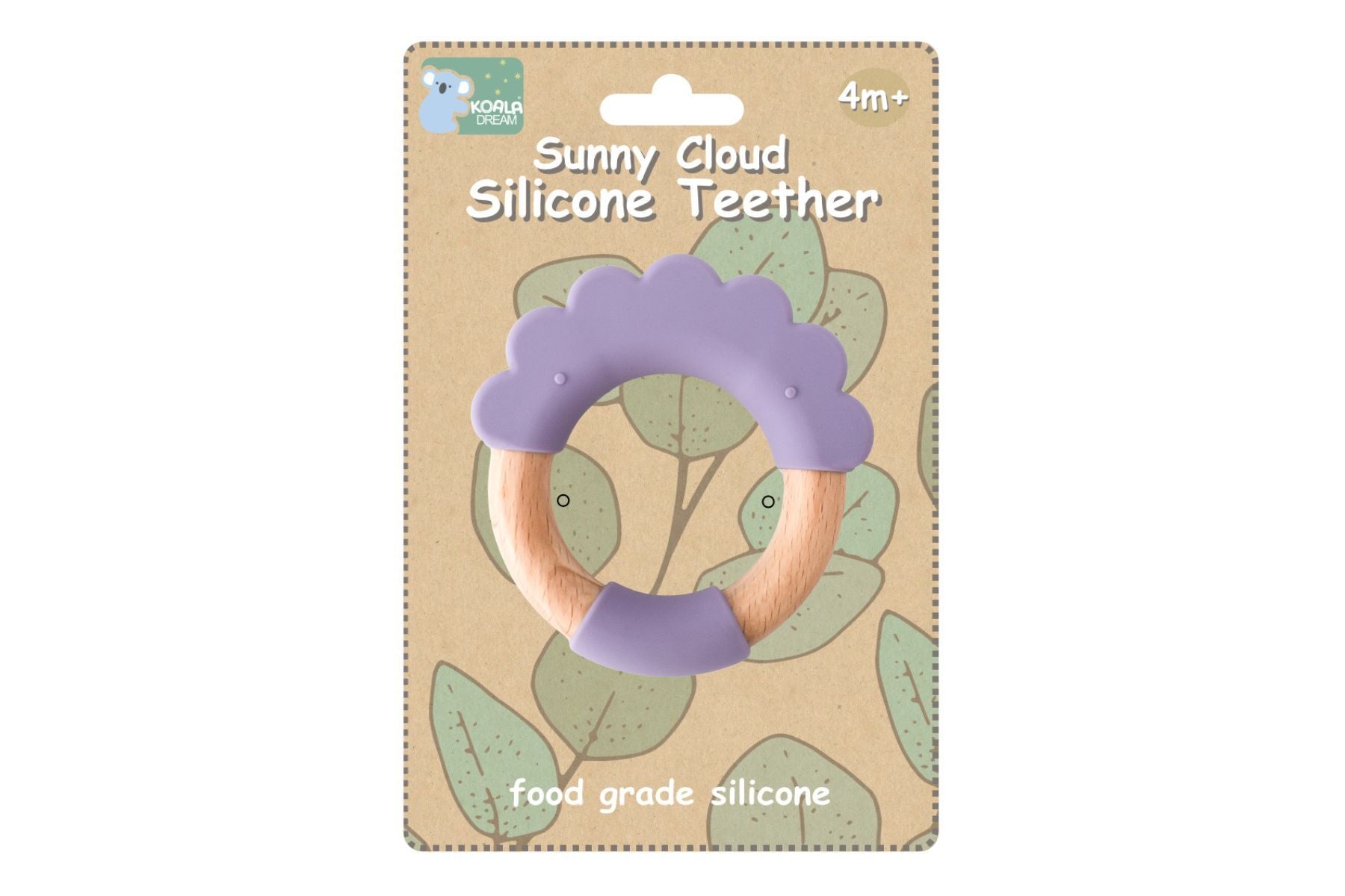 Silicone Teether Cloud Purple