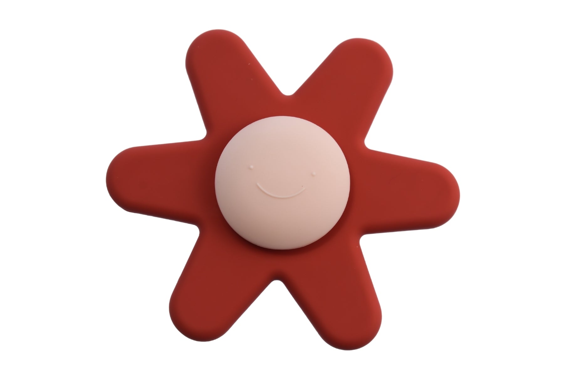 Silicone Daisy Spinner Red