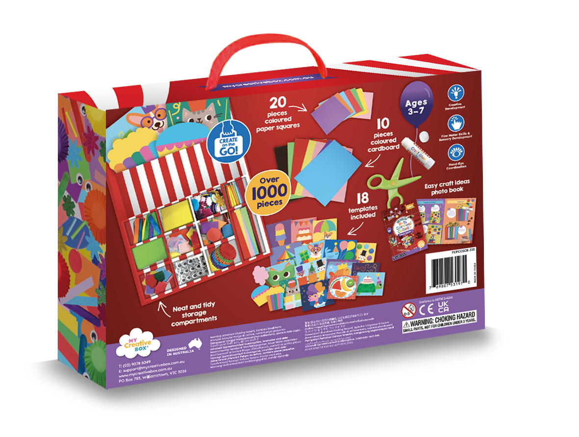 First Crafts Pets Carnival Collage Sensory Craft Box