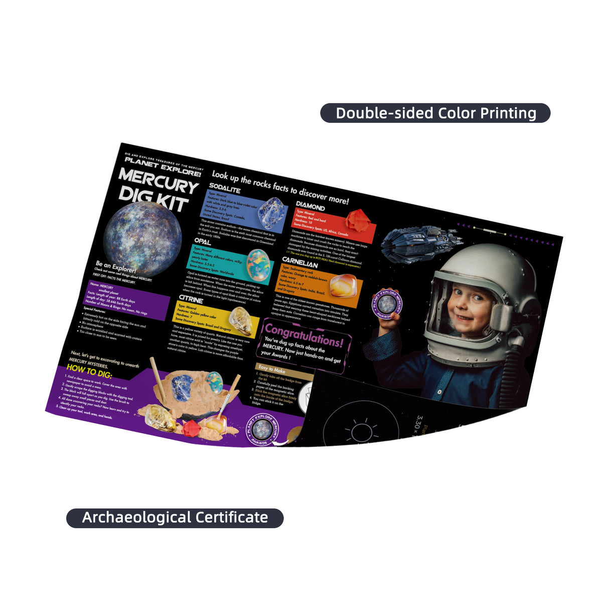 Planet Explore Mecury Dig Kit