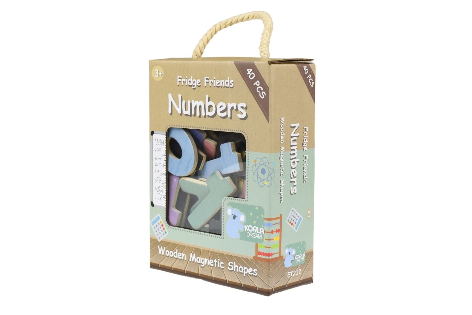 Fridge Friends Magnetic Numbers 40Pcs