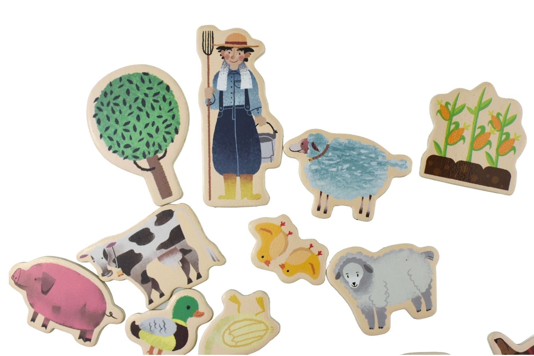 Fridge Friends Magnetic Farmyard And Animals 30Pcs