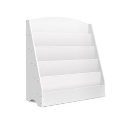 Keezi 5-Tier Kids Bookshelf | Stylish Bookcase Organizer for Books & Magazines