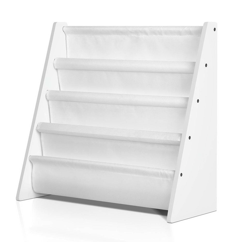 Keezi 4-Tier Kids Bookshelf | Stylish Bookcase Organizer for Children