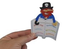 Set of 6 Pirate Bookmarks