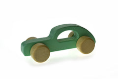 Calm & Breezy Wooden Car Green