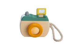 Wooden Kaleidoscope Camera Olive Green