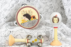 Calm & Breezy Hedgehog Wooden 3Pcs Musical Set