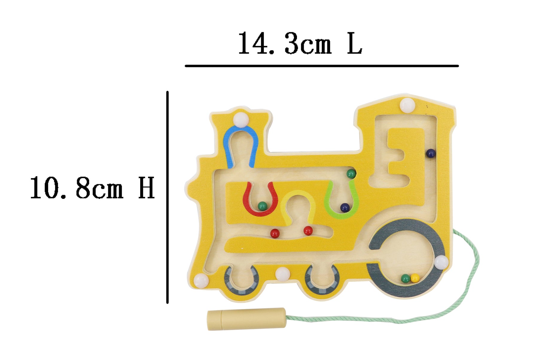 Wooden Train Magnetic Labyrinth