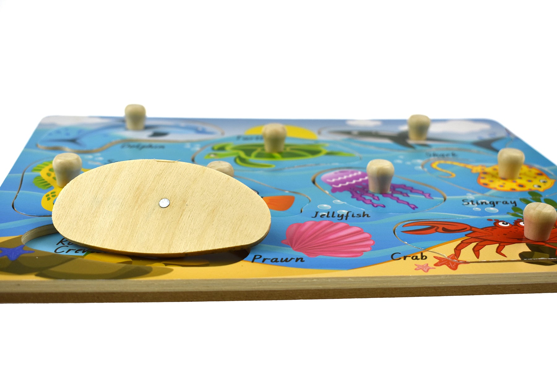 2 IN 1 SEA ANIMAL PEG PUZZLE