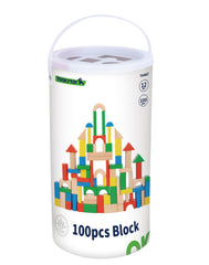 Tooky Toys 100-Piece Block Set