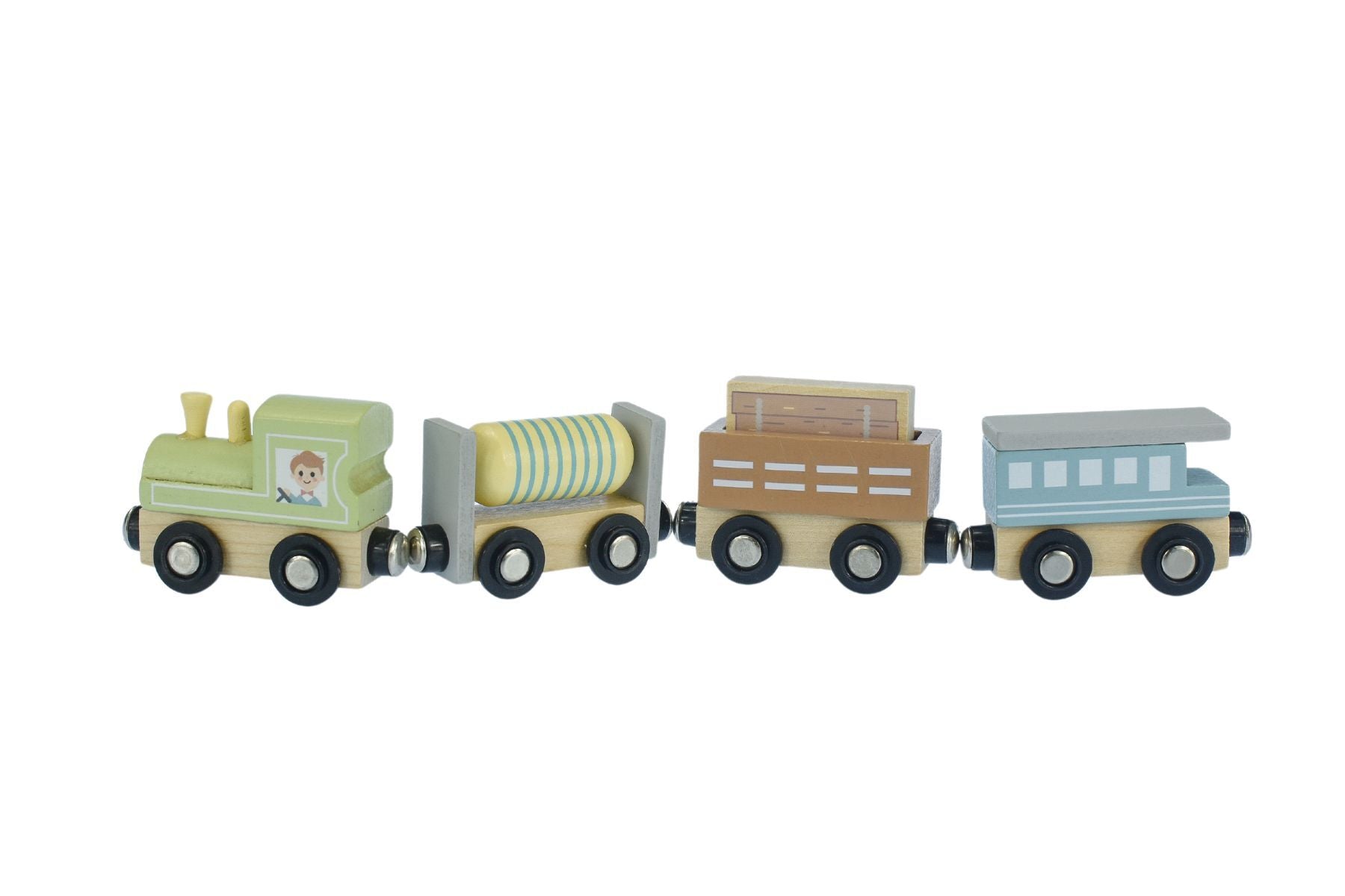 MY FOREST FRIENDS WOODEN TRAIN & CARRIAGE SET