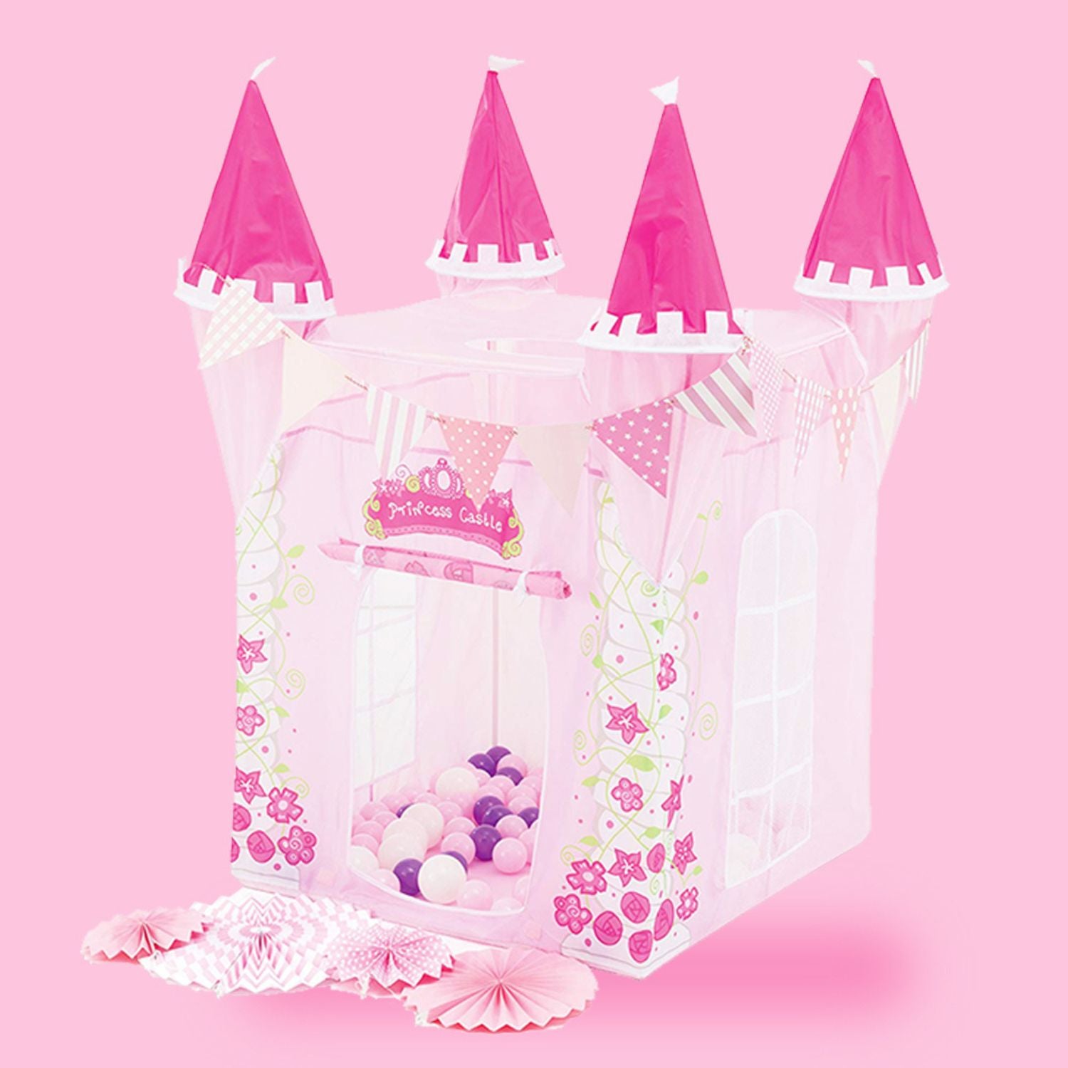 GOMINIMO Kids Princess Castle Tent (Pink)