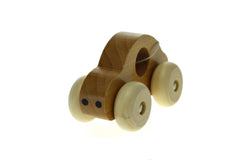 Simple Wooden Toy Car - Natural