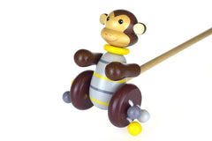 Push-A-Long Monkey