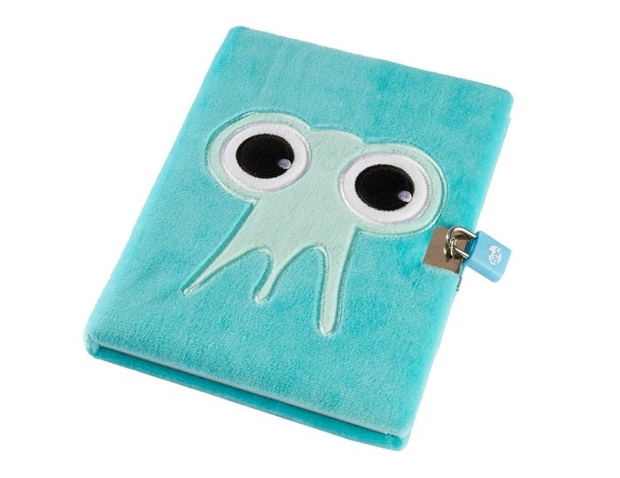 Blue Snuggly Lockable Journal