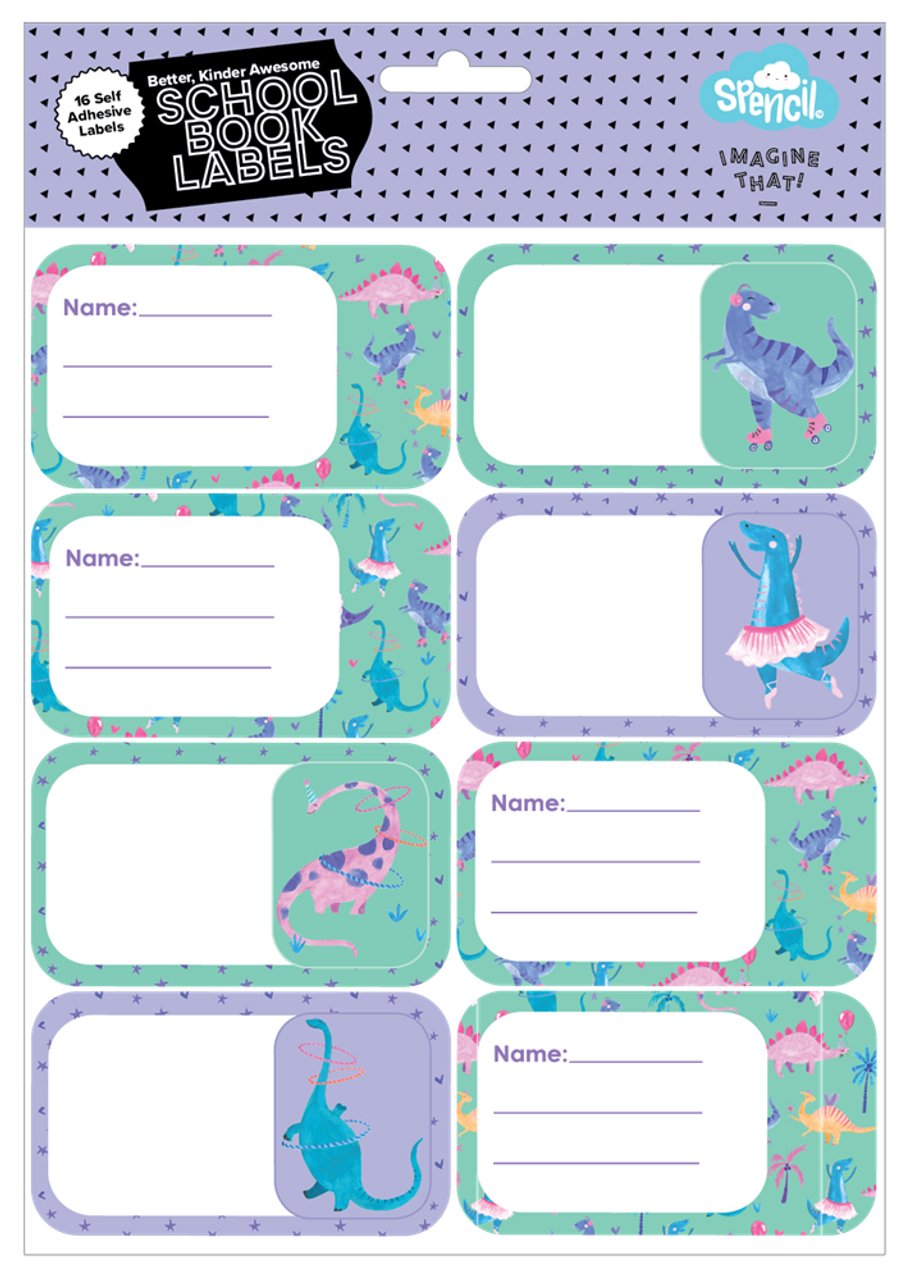 Book Labels - Roar-some