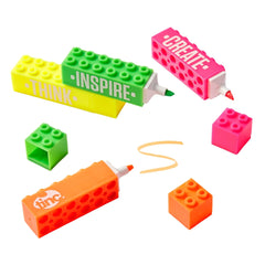 Building Block Highlighters - Pack of 4