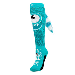 Crazy Little Monster Socks - Teal