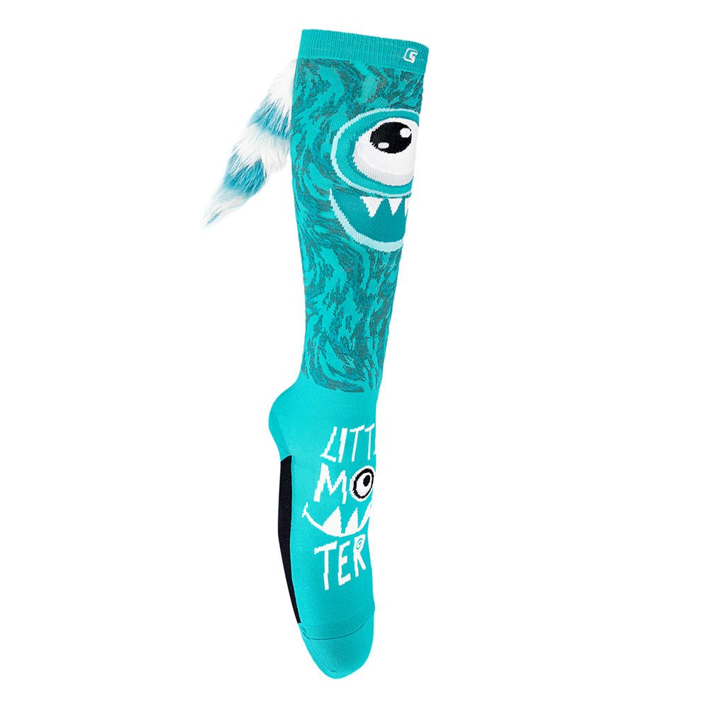 Crazy Little Monster Socks - Teal