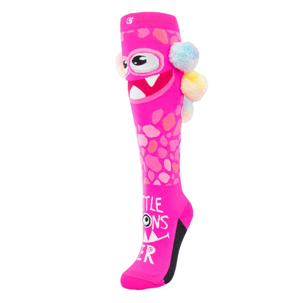 Crazy Monster Socks - Pink