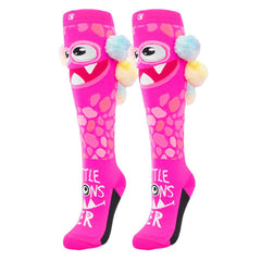 Crazy Monster Socks - Pink