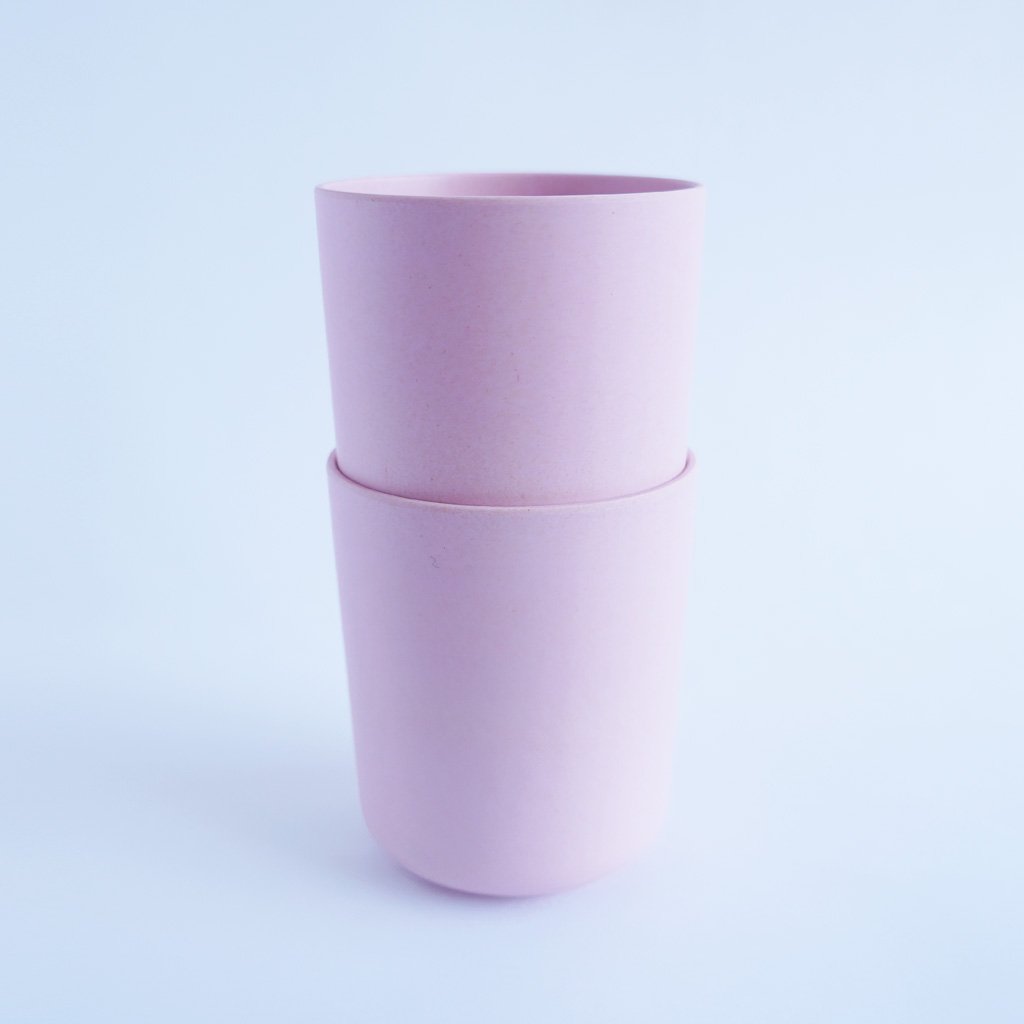 Eco-Friendly Bamboo Drinking Cups (Set of 2)