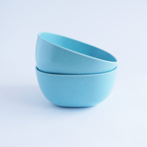 Eco-Friendly Small Bamboo Bowls (Set of 2)