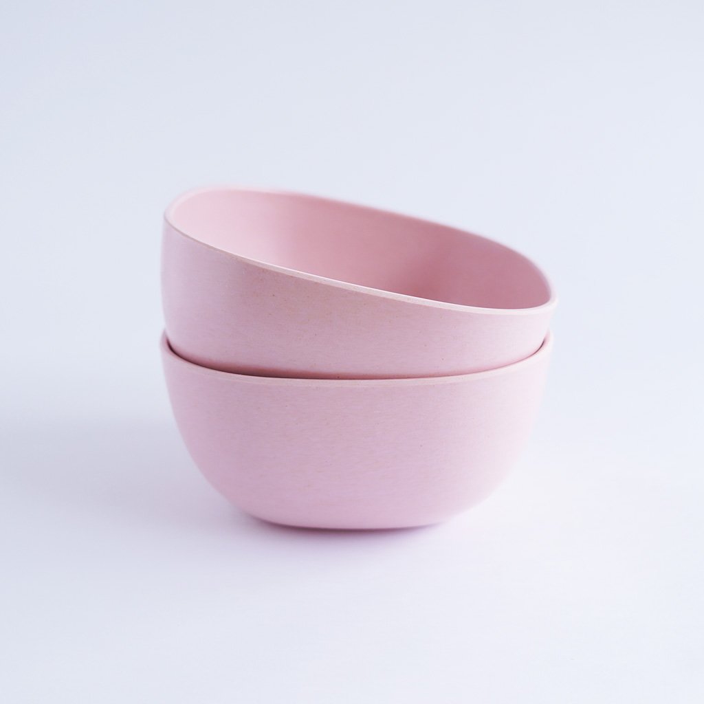 Eco-Friendly Small Bamboo Bowls (Set of 2)