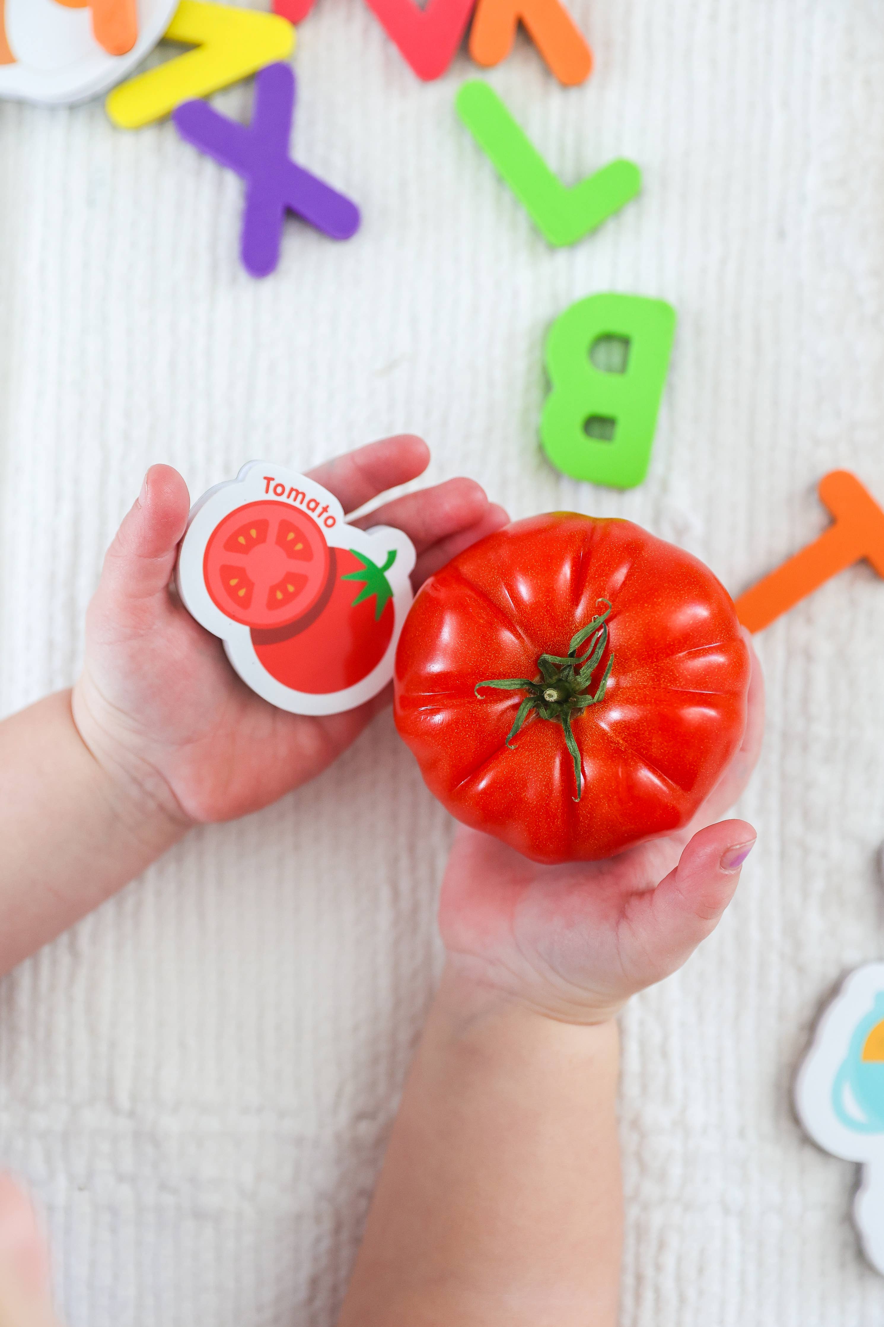 Magnetic Foods and Letters