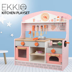 EKKIO Wooden Kitchen Playset for Kids (BBQ Kitchen Set) EK-KP-101-MS