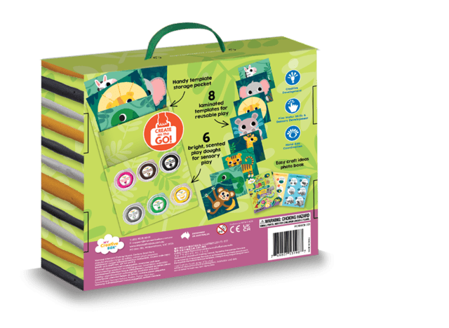 First Crafts Jungle Dough Sensory Craft Box