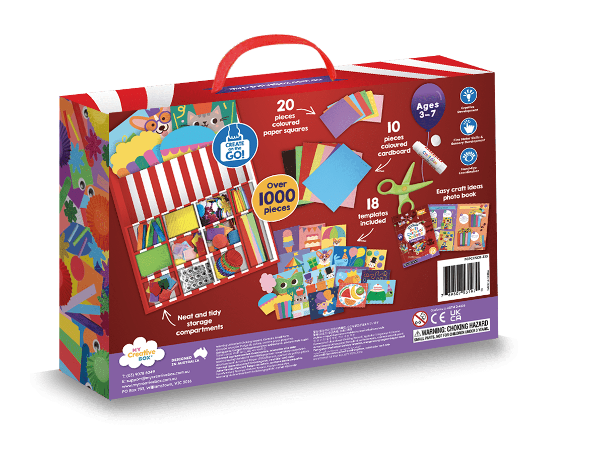 First Crafts Pets Carnival Collage Sensory Craft Box