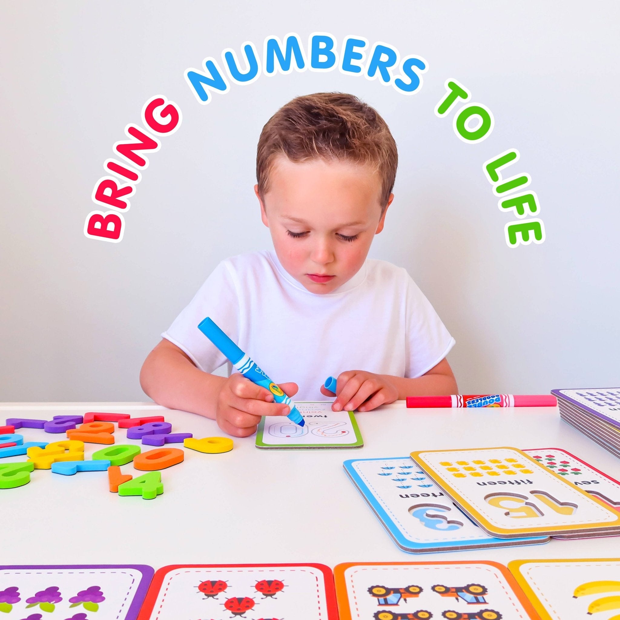 Flashcards and 123 Magnetic Numbers