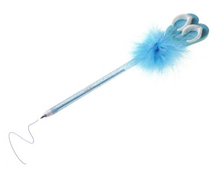 Flip Flop Feather Pen - Blue