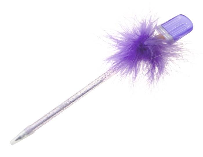 Ice Lolly Feather Pen - Purple