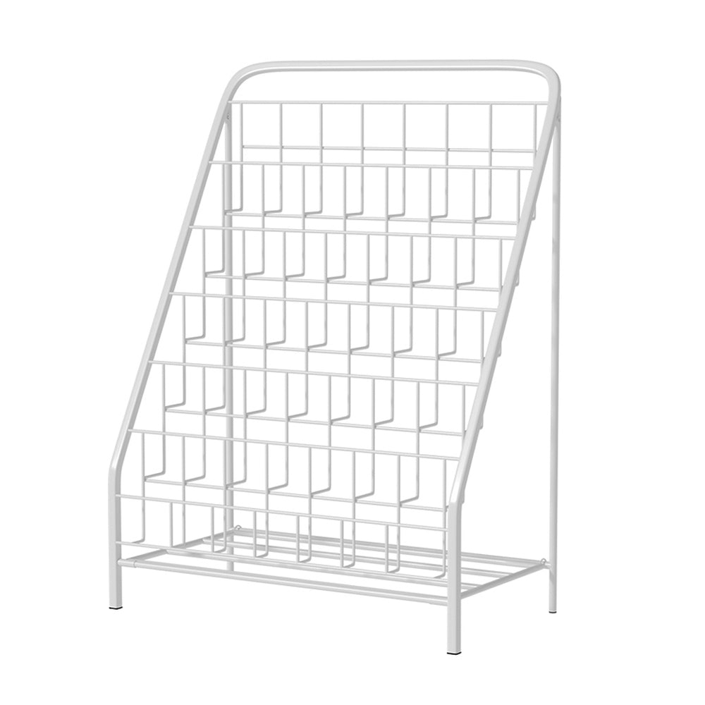 Keezi 6 Tiers Kids Bookshelf | Foldable Magazine Rack & Organiser