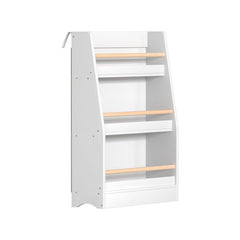 Keezi Kids Bookshelf | 3 - Tier Organizer for Books & Toys