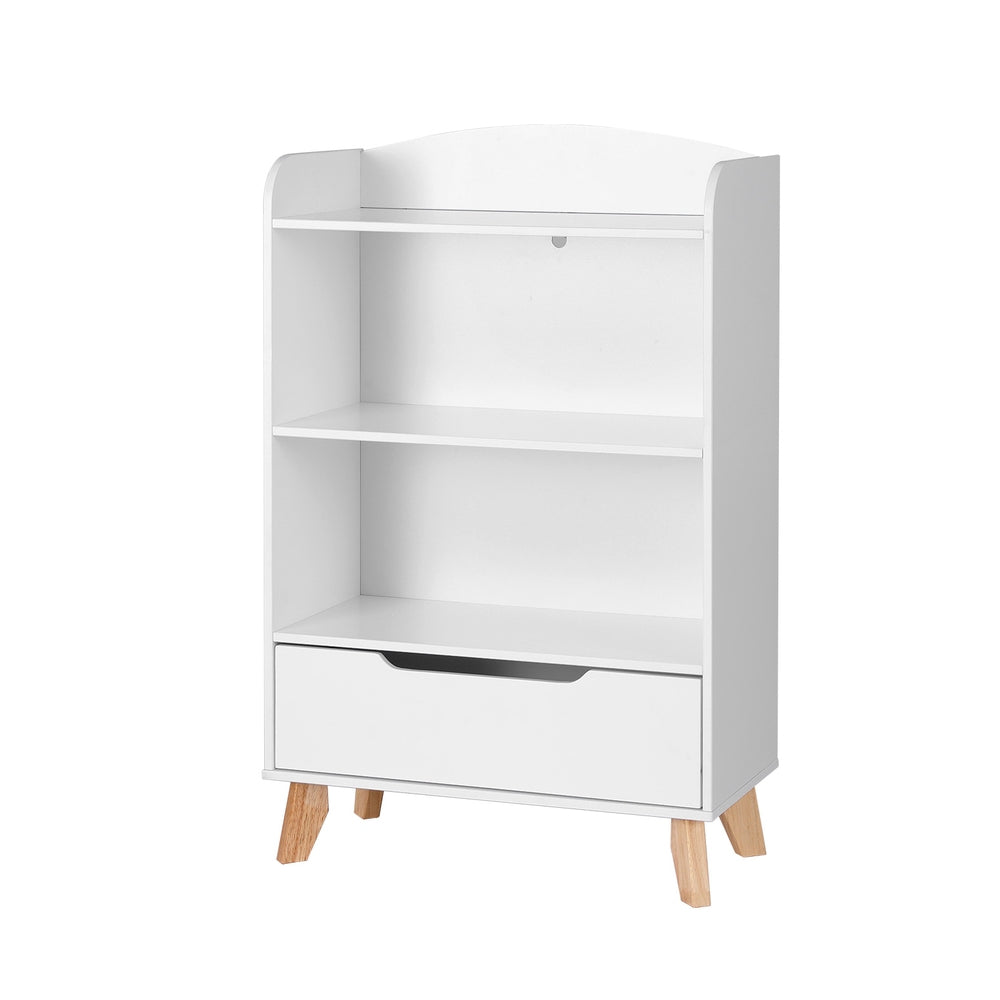 Keezi Kids Bookshelf | 3 - Tier Storage with Drawer & Toy Organizer