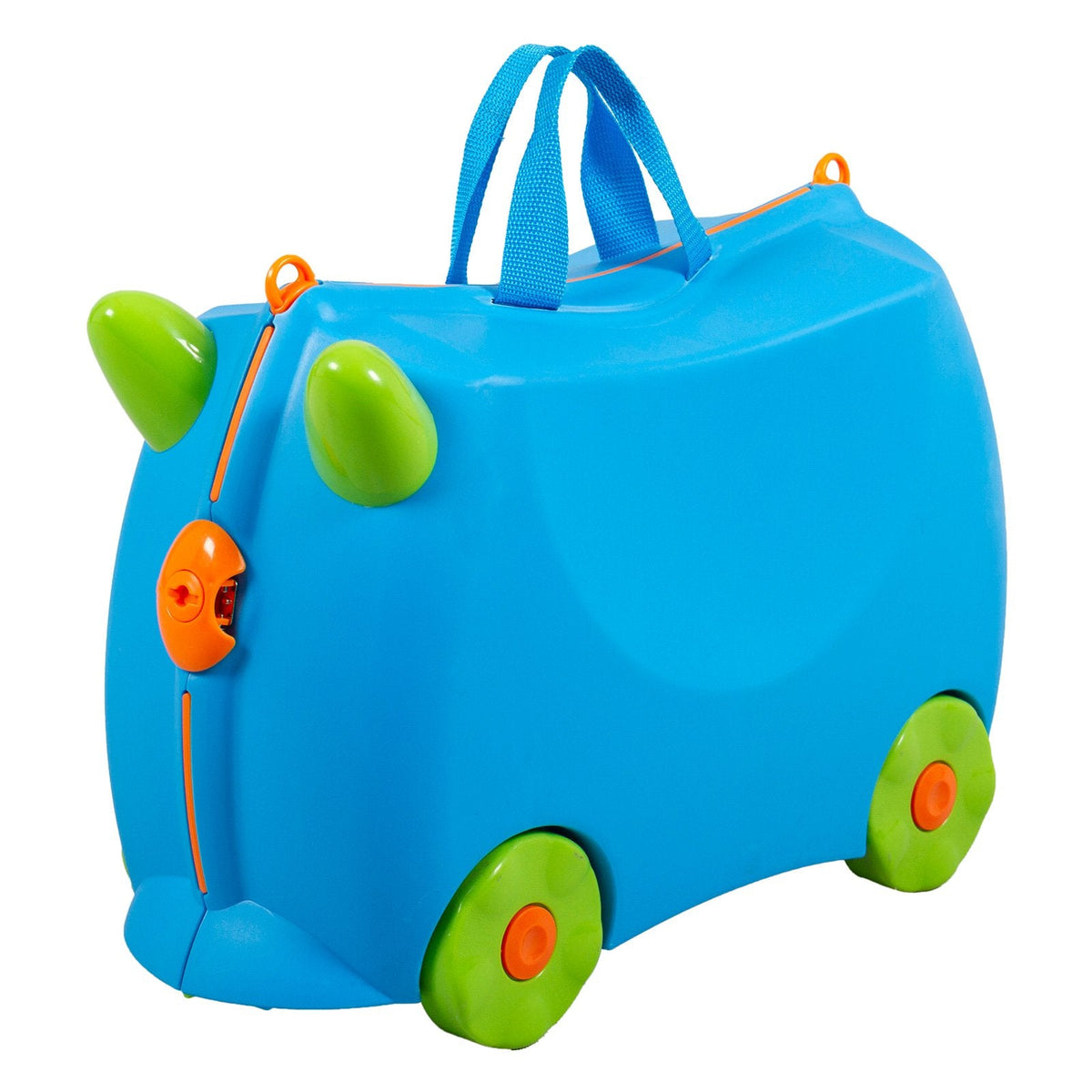 Kiddicare Bon Voyage Kids Ride On Suitcase Luggage - Travel Made Fun in Blue