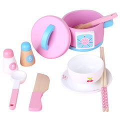 Kids Wooden Kitchen Cooking Set - Imaginative Chef Adventures